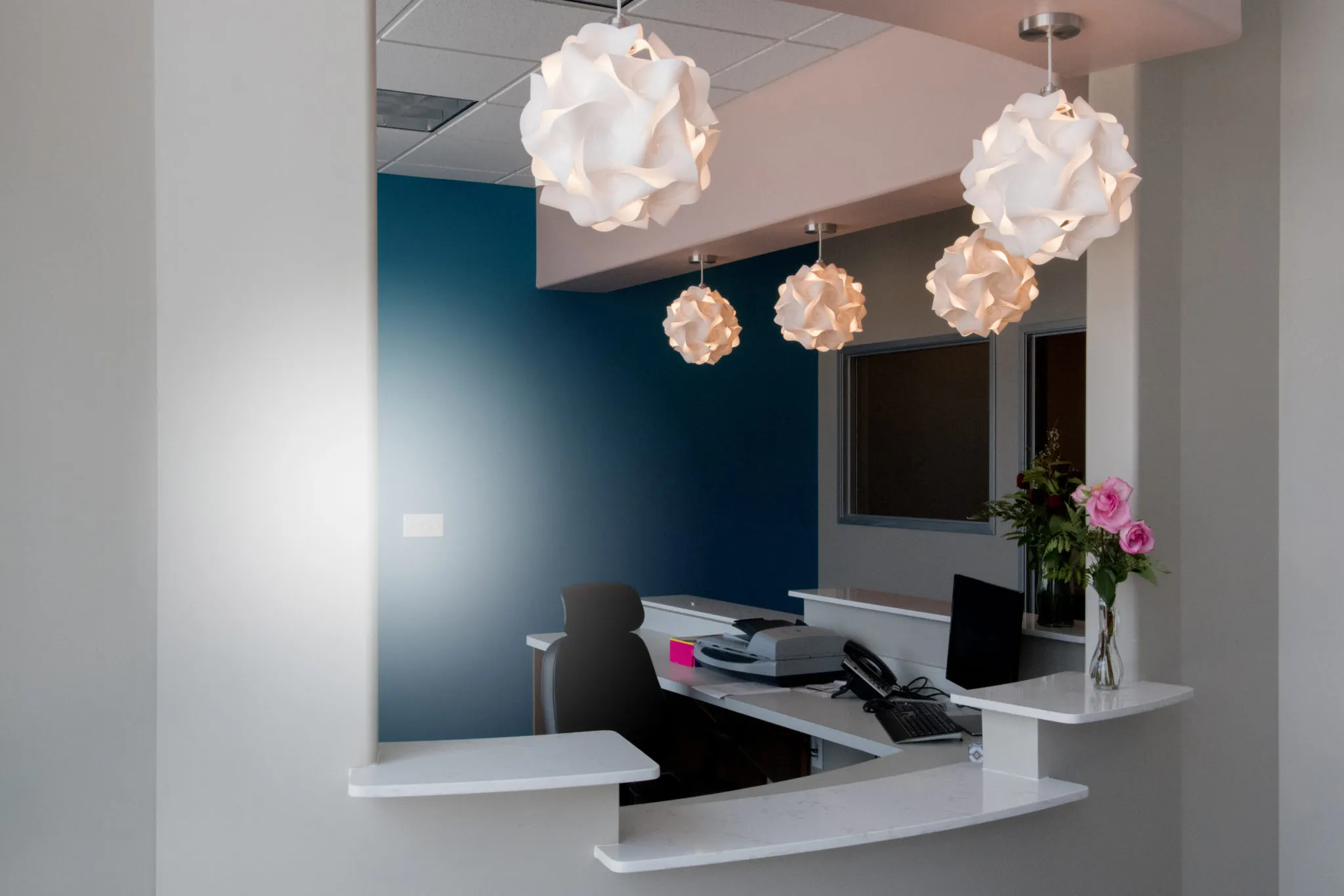 Reception desk
